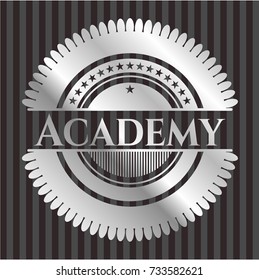 Academy silver shiny emblem
