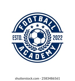 Academy Soccer Sport Club Logo Design Vector Template