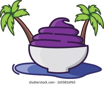 Acai Bowl Island Icon