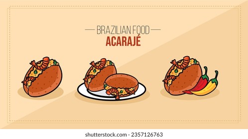 Acaraje - Comida brasileña - bahia, baiano, baiana