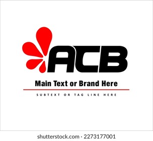 Vordruck für ACB-Buchstaben