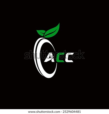 ACC creative minimalist letter logo. ACC unique vector initials alphabet letter logo design 
