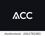 ACC Letter Logo Design vector Template. Abstract Letter ACC Linked Logo