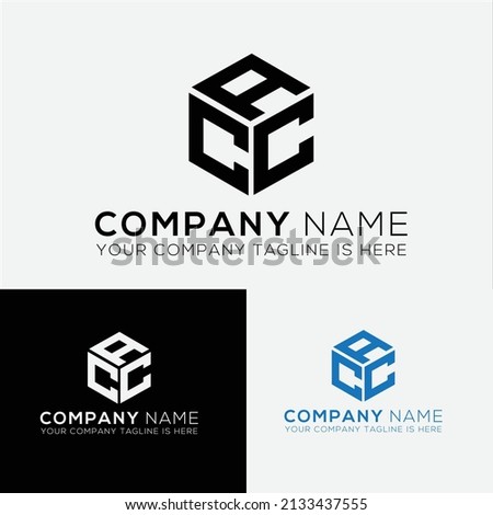 acc letter logo designe template