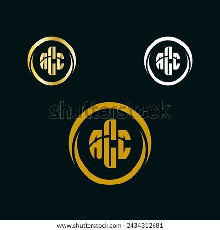 ACC letter logo vector design