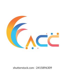 ACC letter technology logo design on white background. ACC creative initials letter business logo concept. ACC uppercase monogram logo and typography for technology, business and real estate brand.
