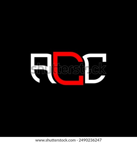 ACC logo design, ACC simple and modern logo. ACC luxurious alphabet design  