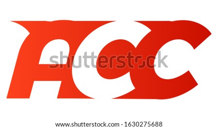  ACC logo type design modern