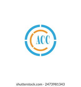 ACC Monogram logo design for entrepreneur and business