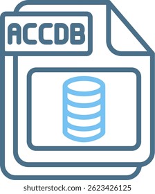 ACCDB Line Two Colour Icon