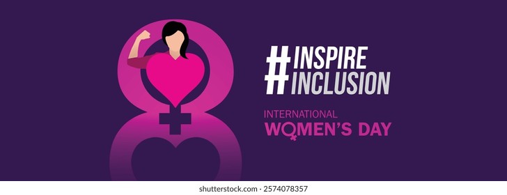 Accelerate action - International women's day concept poster. Woman sign illustration background. 2025 women's day campaign theme - #AccelerateAction