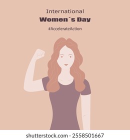 Accelerate Action social campaign. International Women´s Day. 2025, #AccelerateAction