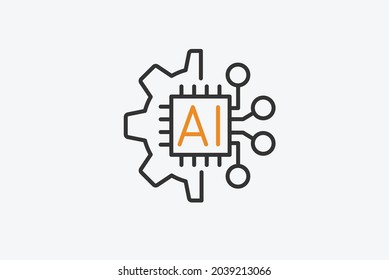 ACCELERATE DIGITAL TRANSFORMATION ICON VECTOR DESIGN