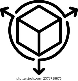 vector de ilustración de línea de aceleración