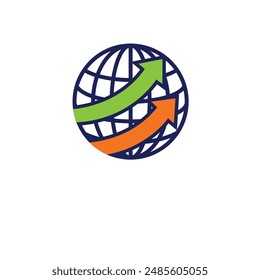 Acceleration logo design template with initial letter A and arrow logo graphic design vector illustration. Symbol, icon, creative.