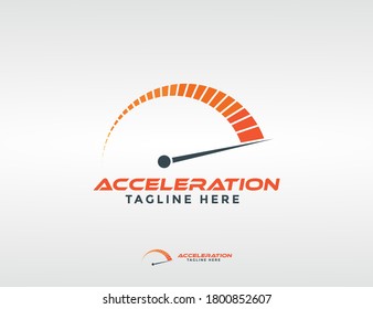 Acceleration Logo, Speed Logo Design 