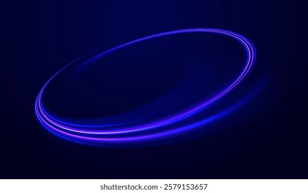 Acceleration speed motion on night road. Magic moving fast speed lines. Blurred car light motion effect, city road background with long exposure night lights. Png,  ray, abstract, energy, pack, effect
