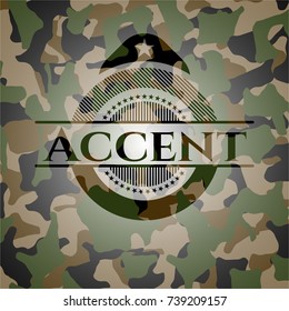Accent camo emblem