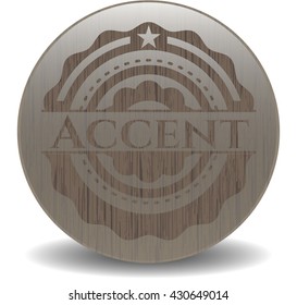 Accent wood signboards