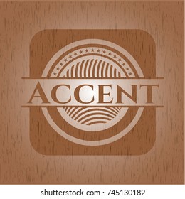 Accent wood signboards