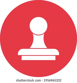 Akzeptieren, Genehmigen, Stempelsymbol Vektorbild. Kann auch für Geschäfts- und Bürozwecke verwendet werden. Geeignet für den Einsatz in Web-Apps, mobilen Apps und Printmedien.