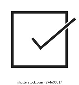 Accept, check, check mark, checklist icon vector image. Can also be used for education, academics and science. Suitable for use on web apps, mobile apps, and print media.