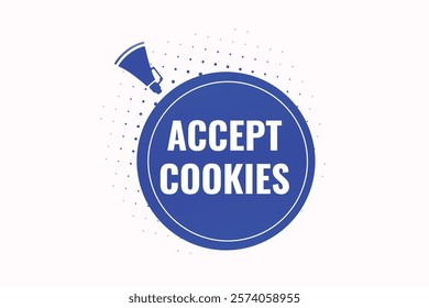 Accept cookies , clock, button, Application, Button, Background, vector, banner template, website, design,
