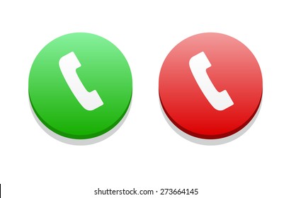 Accept & Decline Call Icons