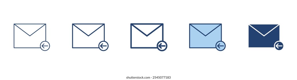 Aceptar icono de correo electrónico Conjunto de símbolos colección