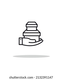 accept icon, for graphic and web design collection logo vector illustration, eps 10