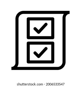 accept icon or logo isolated sign symbol vector illustration - high quality black style vector icons
