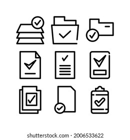 accept icon or logo isolated sign symbol vector illustration - Collection of high quality black style vector icons

