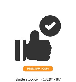 aceptar el paquete de iconos aislado en fondo blanco. para el diseño de su sitio web, logotipo, aplicación, interfaz de usuario. Ilustración gráfica vectorial y trazo editable. EPS 10.