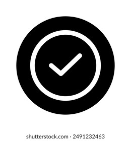 Accept Icon Vector Symbol Design Illustration
