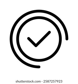 Accept Icon Vector Symbol Design Illustration