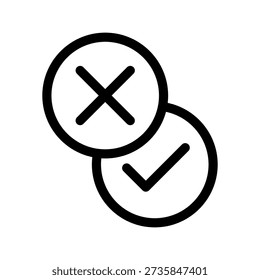 Accept Icon Vector Symbol Design Illustration