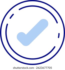 Accept Line vector Icon Design