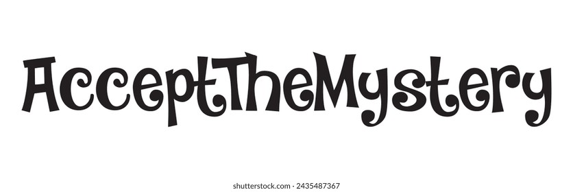 accept the mystery text on white background.