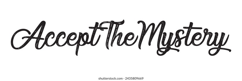 accept the mystery text on white background.