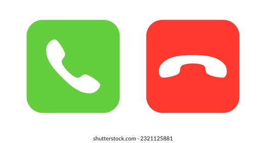 Accept and Reject Phone Call Buttons