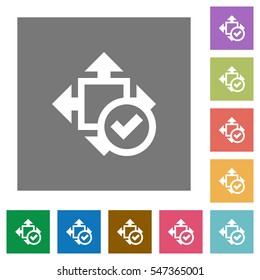 Accept size flat icons on simple color square backgrounds