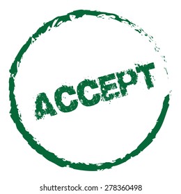 Accept Vector Stamp