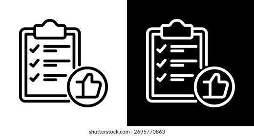 Acceptable Icon Of Line Black And White Style