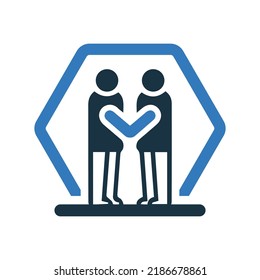 Acceptance, acquiescence icon. Simple editable vector illustration.