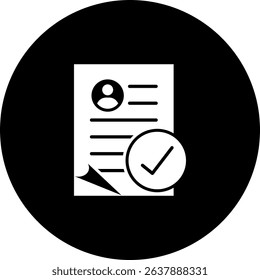 Acceptance Icon Element For Design