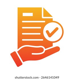 Acceptance Icon Element for Design