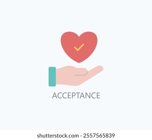 Acceptance Vector, Icon Or Logo Sign Symbol Illustration