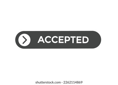 accepted button vectors.sign label speech bubble accepted
