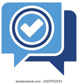 Accepted icon vector illustration symbol background