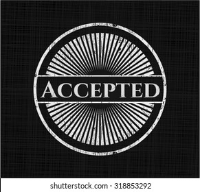 Accepted on blackboard